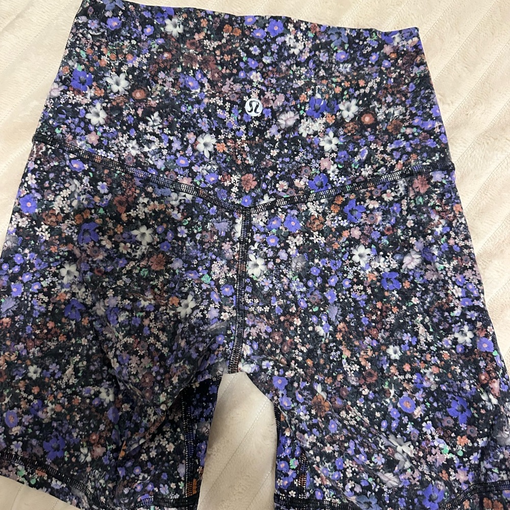 lululemon 6 inch align biker shorts
